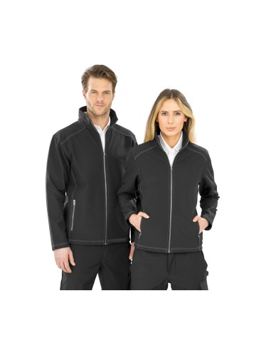 RES-R455M-Mens Treble Stitch Softshell Jacket
